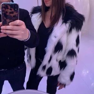 Topshop Faux Fur Coat